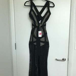 Sexy see through summer dress